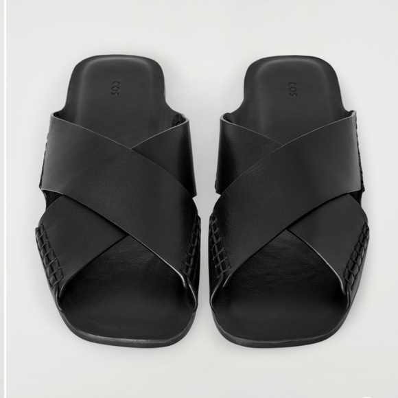 Cos crossover leather sandals - Picture 1 of 6
